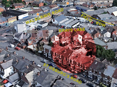 Google aerial view showing 1911 kiln location