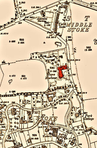 Map showing Hope's Harbour's location
