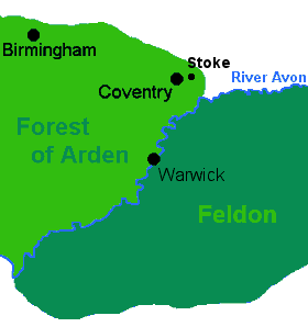 Map of Arden and Feldon